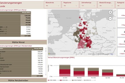 Ansicht aus dem Trianel Kundenreporting 