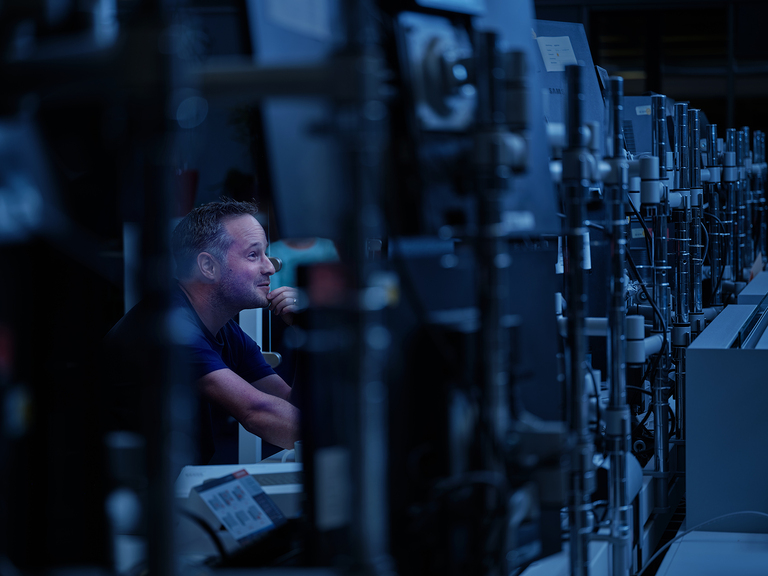 Der Trader Marc Kowalski auf dem Short Term Desk
